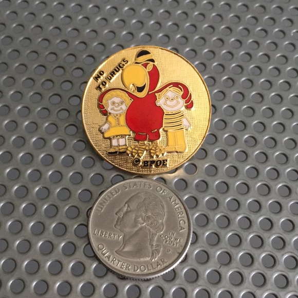 🖤Collectible No to Drugs BPOE Vtg pin - Picture 5 of 9